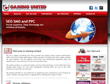 Tablet Screenshot of gamingunited.com